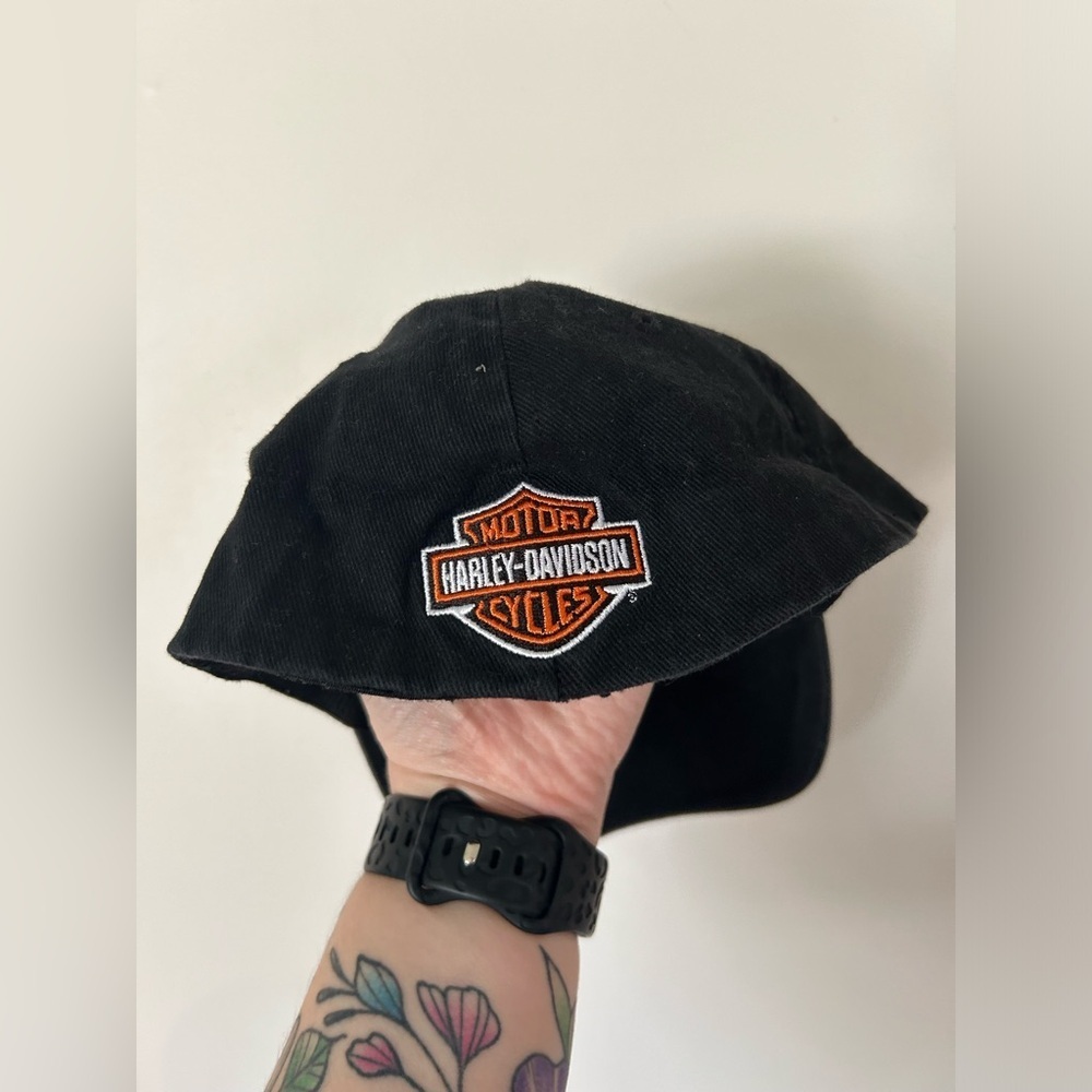 MILLER GENUINE DRAFT BEER HARLEY DAVIDSON CAP HAT BREWERY BIKER